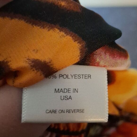 New York & Company Floral Multicolor Women's Top size medium - Picture 4 of 7